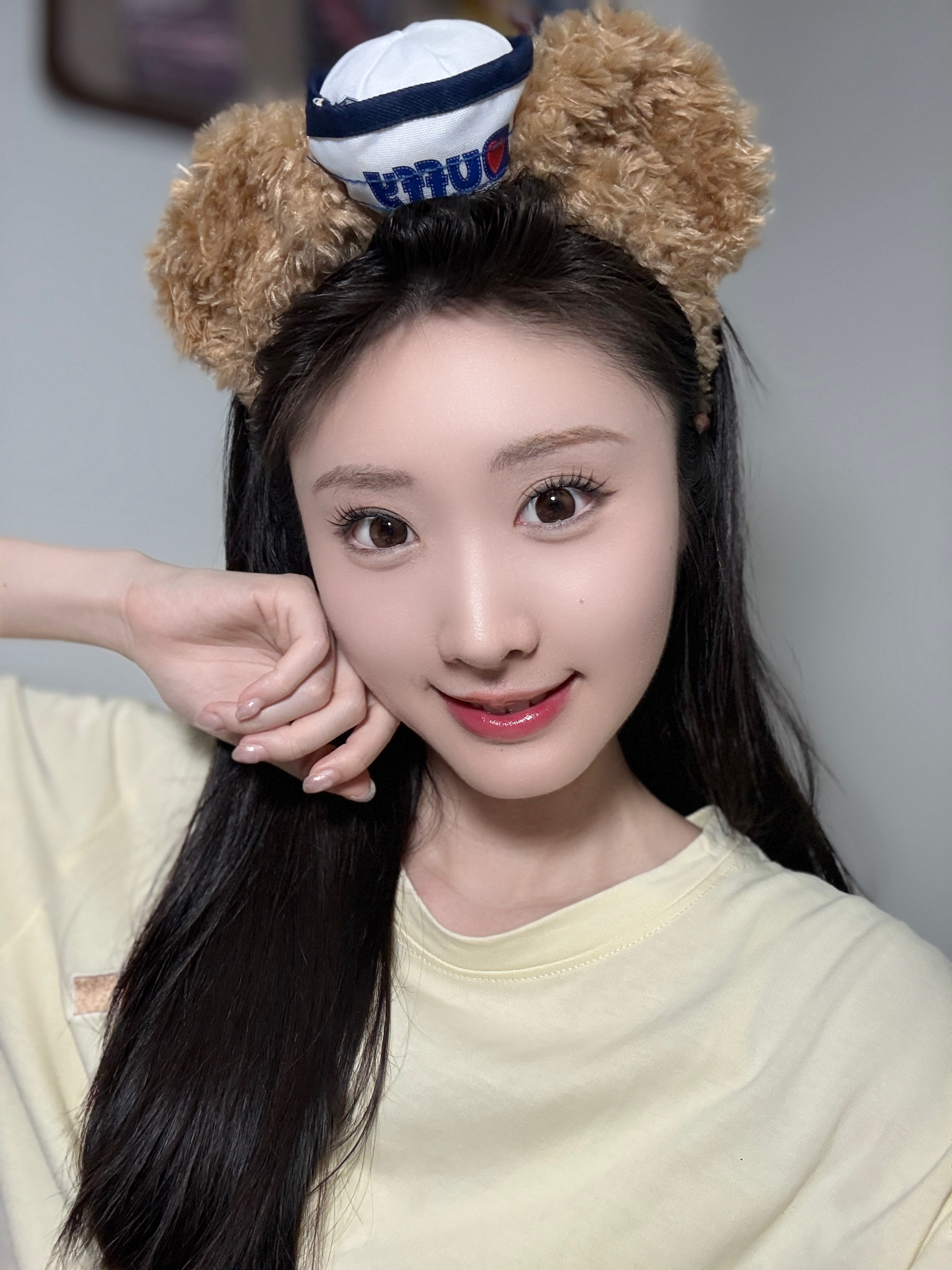 可啦啦美瞳半年抛美芝芝自然甜美彩色隐形眼镜1片装浓浓厚巧550度 实拍图