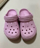 CROCS卡骆驰贝雅卡骆班洞洞鞋轻便耐磨拖鞋一脚蹬休闲鞋|205089 芭蕾粉/糖果粉-6TG 37 /38(230mm) 实拍图