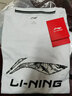 李宁（LI-NING）t恤男短袖衣服运动服饰篮球体恤夏季2025冰丝速干跑步男士健身装 新基础黑【品牌LOGO】 2XL 实拍图