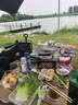 探险者（TAN XIAN ZHE）露营车儿童可躺户外推车野餐车露营装备折叠露营推车营地车买菜车 250L 曜石黑坦克轮【轮宽10CM】 实拍图