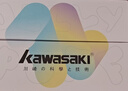 川崎（KAWASAKI）羽毛球鞋耐磨减震透气男女运动跑步鞋k-073D Plus 白紫色 42 实拍图