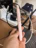 得力（deli）激光翻页笔教师用可伸缩教鞭 无线演示课件笔遥控演示器PPT触控演讲笔 适用希沃白板红光粉色MA113 实拍图