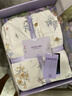 嫚熙（EMXEE）睡衣春夏季孕妇装衣服裤子哺乳待产产后月子服家居服套装弹力丝麻 绮幻花信-两件套（无哺乳口） L（适穿115-135斤） 实拍图