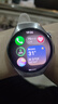 华为HUAWEI WATCH 5 42mm基础款不锈钢表壳金星白素皮复合表带X-TAP智感窗eSIM通话手表 实拍图