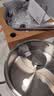 京东京造 鸳鸯火锅 不锈钢锤纹家用涮羊肉盆【加厚304送勺送筷】28CM 实拍图