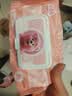 【10包400抽】手口湿巾粉红熊婴幼儿新生手口专用宝宝儿童家庭装 3包装120抽 实拍图