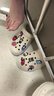 卡骆驰（CROCS）贝雅卡骆班洞洞鞋|205089 冬日白/彩色-1LI   43 (270mm)   实拍图
