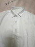 杉杉儿童短袖衬衫男童女童白衬衣中大童表演出服学生校服班服 白色140 实拍图