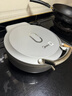 美的（Midea）小钢炮电饼铛钛钢0涂层不锈钢2026年新款 家用小型40mm加大加深双面加热烙饼锅电煎锅京东自营S3ti 实拍图