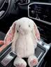 Jellycat害羞乳白色邦尼兔动物毛绒玩偶安抚玩偶娃娃送礼生日礼物 花布乳白色邦尼兔（白芮） Medium 实拍图