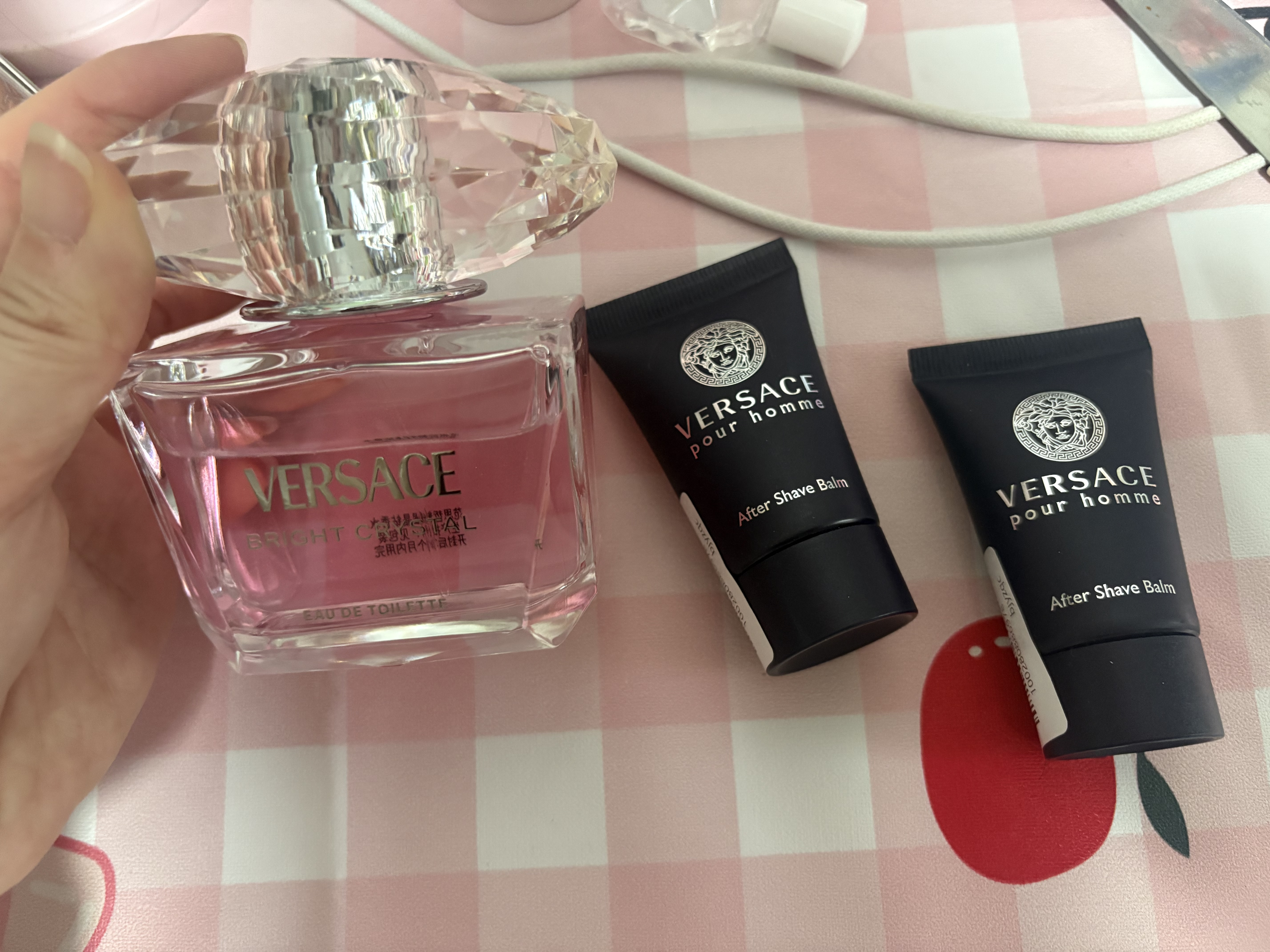 范思哲（VERSACE）丁禹兮同款粉耀晶钻女士香水90ml 花果香调生日礼物女士毕业礼物 实拍图