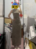 UR2026夏季新款女装气质褶皱收腰修身无袖连衣裙UWM760050 实拍图