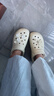 CROCS卡骆驰檀健次同款经典泡芙洞洞鞋轻便舒适男女同款花园鞋|207521 骨白色-2Y2(含智必星) 37 /38(230mm) 实拍图
