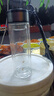【京东物流配送】高硼硅双层玻璃杯大容量泡茶杯水杯子茶水分离杯 【双层加厚】茶杯350ml1只 实拍图