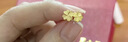 周六福幸运四叶草999黄金耳钉女生日礼物计价A0912975 一对 约0.85g 实拍图