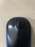 罗技（Logitech）M185鼠标 无线鼠标 办公鼠标 对称鼠标 黑色蓝边 带无线2.4G接收器 实拍图