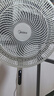 美的（Midea） 电风扇家用远距离大风量落地扇空气循环智能遥控摇头电扇宿舍轻音低噪立式节能风扇 【40CM大网圈 风量提升】遥控定时 实拍图