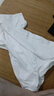 真维斯（Jeanswest）纯棉短袖t恤男运动潮流百搭休闲半袖2026新款打底夏季美式体恤衫  白色(复古字体黑胸标) M (170) (30天质量问题全额退) 实拍图