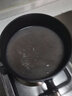 小幸福鑄鐵（KITCHEN LITTLE HAPPINESS KITCHEN）无涂层铸铁奶锅宝宝辅食补铁汤锅不粘婴幼儿小锅热牛奶煮面炖炸锅 18cm木柄奶锅+油刷 18cm 实拍图