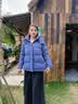 波司登（BOSIDENG）反季羽绒服【小蛮腰】90绒商场同款女90绒可脱卸帽显瘦保暖外套 夜影紫6436 M 165/88A 体重约110-120斤 实拍图
