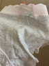 猫人【A类婴儿棉】女士内裤女纯棉100%棉抑菌裆蕾丝纯欲风性感三角裤 实拍图