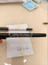 斑马牌（ZEBRA）YYTS5黑色油性记号笔粗细双头速干笔学生美术绘图画勾线签字笔高颜值办公文具 1支 实拍图