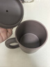京东京造 宜兴紫砂杯 手工泡茶杯【原矿紫泥】煮泡茶具 鸿运当头杯 410ml 实拍图