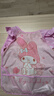 Hello Kitty儿童罩衣宝宝吃饭围兜防水饭兜围裙幼儿园反穿衣U4013美乐蒂粉S 实拍图