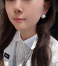 DAISY DREAM银色金属拉丝耳钉女2026新款爆款小众独特耳环轻奢高级感气质耳饰 银色拉丝耳环 实拍图