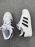 阿迪达斯adidas三叶草贝壳头SUPERSTARII男女休闲鞋 IH8659 40码 实拍图