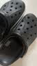卡骆驰（CROCS）贝雅卡骆班洞洞鞋|205089 黑色/白色-066   37 /38(230mm)   实拍图