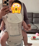 babycare多功能背带婴儿腰凳减震省力抱娃神器防滑轻薄透气款 云海米 26款 实拍图
