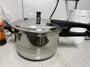 苏泊尔（SUPOR）304不锈钢7.0L压力锅24cm【3-5人可用】快煮防爆高压锅电磁炉通用 实拍图