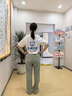蓝之旺 T恤定制工作服印字logo夏季短袖男公司文化衫班服订做团建衣服 A款正肩白色 【26支全棉180g】 L 实拍图