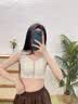 润微大胸显小内衣女士前扣拉链上托防下垂收副乳无痕运动文胸罩可外穿 实拍图