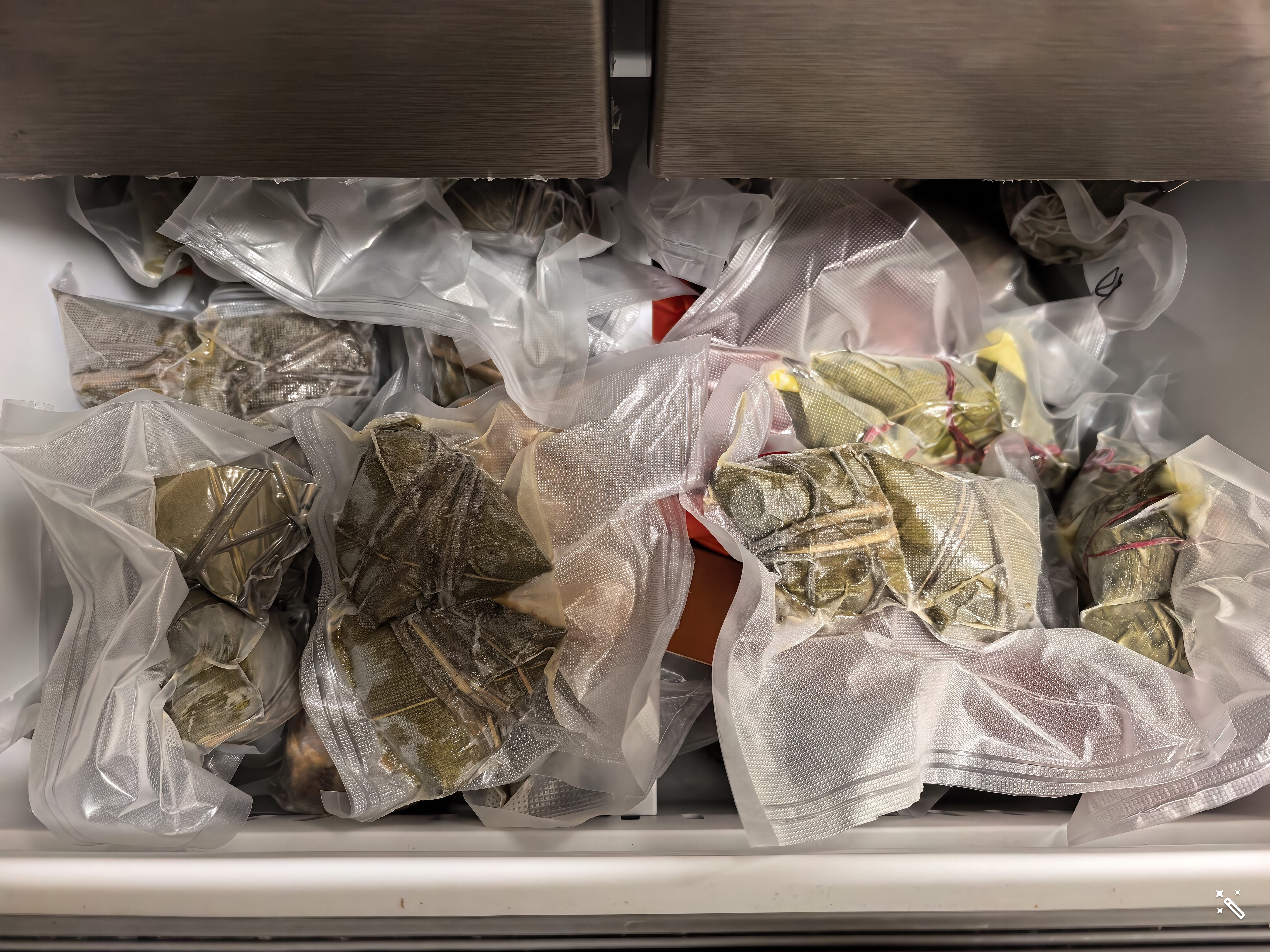 拜杰真空袋食品抽真空袋真空保鲜袋食品袋封口机粽子包装袋食品级塑封袋10cm*15cm 100片装收纳袋 实拍图