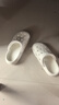朴西沙滩休闲洞洞鞋女士EVA厚底增高情侣凉鞋男 奶油白 37-38  实拍图