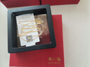 周六福18K黄金项链女肖邦链 彩金项链素链生日礼物 黄18K约1g-46cm 实拍图