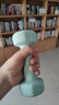 Keep哑铃女士健身家用彩色浸塑环保手铃亚铃全身塑形浅绿1.5kg*2 实拍图
