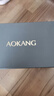 奥康（Aokang）男鞋牛皮套脚圆头舒适商务休闲鞋 黑色40码 实拍图