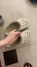 卡骆驰（CROCS）檀健次同款经典洞洞鞋轻便百搭女沙滩鞋包头拖鞋男鞋|10001 骨白色-2Y2(含智必星) 40 (250mm) 实拍图