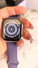 Apple/苹果 Watch S11 智能手表GPS款42毫米银色铝金属表壳雾紫色运动型表带S/M MEUT4CH/B 实拍图