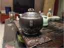 益舍堂手工纯锡茶叶罐家用锡器储茶罐企业定制logo商务礼品茶具送礼老师 茶语大号 实拍图