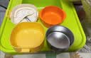 如山外出便携辅食碗儿童碗勺剪刀防摔防烫小孩吃饭碗宝宝餐具套装饭盒 实拍图