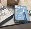 飞利浦（PHILIPS）【父亲节礼物】声波电动牙刷钻石3系 5倍洁齿5种模式 洁净刷头*2  价保618 HX5181/02蓝 实拍图