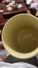 马克杯高颜值ins风陶瓷杯卡通咖啡杯办公室家用早餐喝水杯子可爱 奶油色可爱女孩马克杯 实拍图