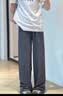 班尼路（Baleno）凉感冰丝裤女2026夏季薄款阔腿裤垂坠感百搭通勤运动直筒休闲长裤 实拍图