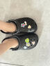卡骆驰（CROCS）檀健次同款经典洞洞鞋轻便百搭女沙滩鞋包头拖鞋男鞋|10001 黑色-001(含智必星) 36 /37(220mm) 实拍图