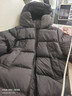保姆鹅  【风墙】儿童羽绒服宝宝中长款护脸加厚外套保暖童装[NG2664] 炭黑 110 实拍图