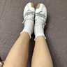 斐乐（FILA）韩素希同款飞驰凉鞋玛丽珍运动凉鞋女鞋2026夏季新款芭蕾薄底鞋子 标准白/朴灰-CM 38 晒单实拍图
